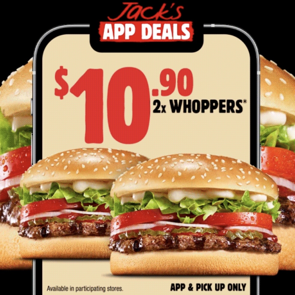 view the Hungry Jack's deals