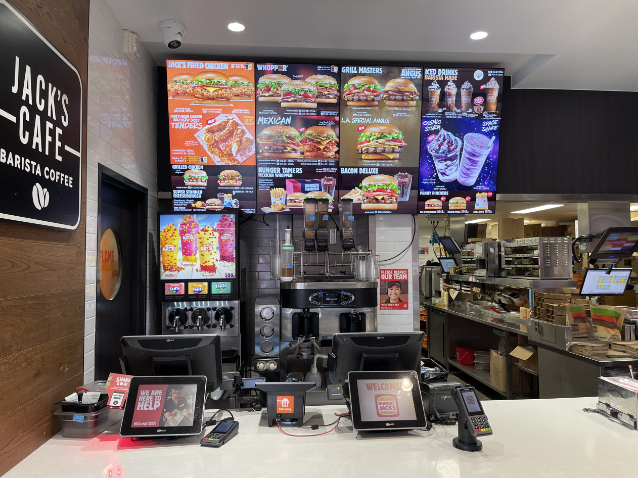 photo of the Hungry Jack's menu for October 2024