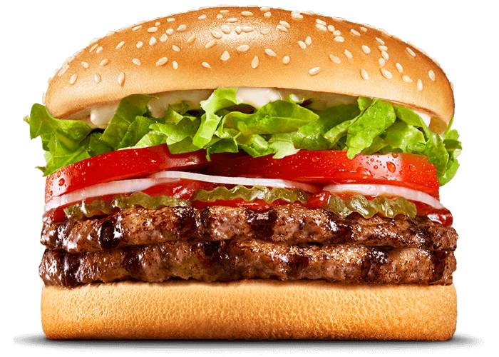 View the Hungry Jack's Double Whopper